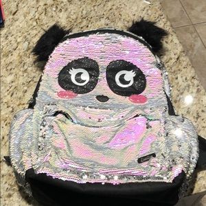 Justice Sparkly Flip Backpack